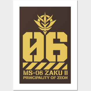 zaku ii Posters and Art